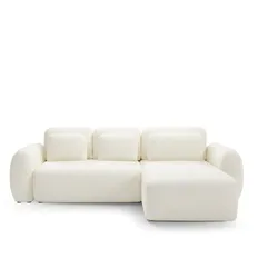 ECKSOFA Carmela 3 Sitzplätze Weiß