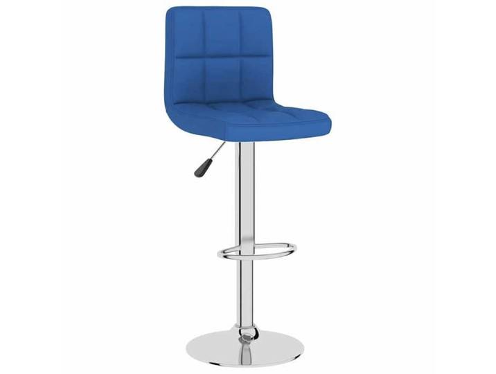 Elegant Tabourets de bar lot de 2 bleu tissu - Chaise Bar Haute(1parcel)55743