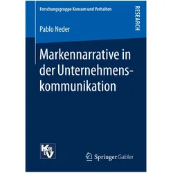 Markennarrative in der Unternehmenskommunikation, Fachbücher von Pablo Neder