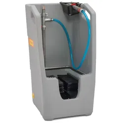 Stiefelputzmaschine Cemo PE Stiefelreiniger mit Sammelwanne aus hochwertigem und alterungsbeständigen Polyethylen