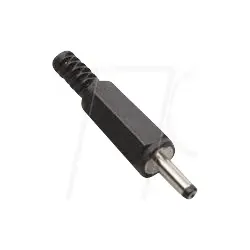 DC-HS 072199 - Hohlstecker Knickschutz, Ø außen: 3,0 mm, Ø innen:  1,1 mm