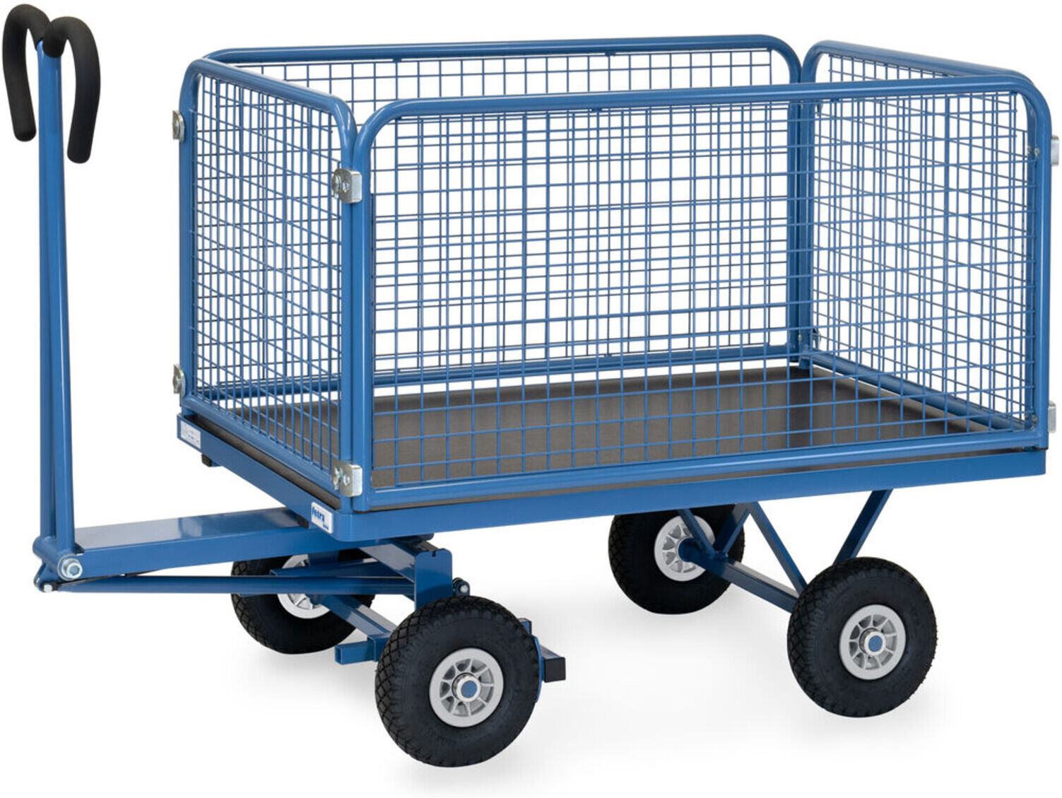 fetra Handpritschenwagen 6433P pulverbeschichtet RAL 5007)