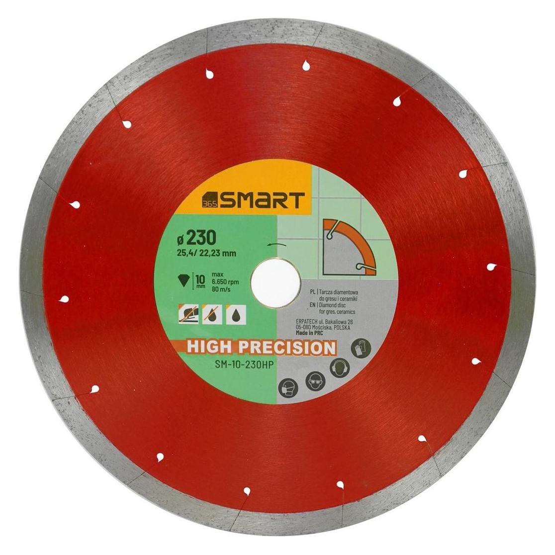 Smart365 tarcza diamentowa high precision 230mm smart (10-230HP)