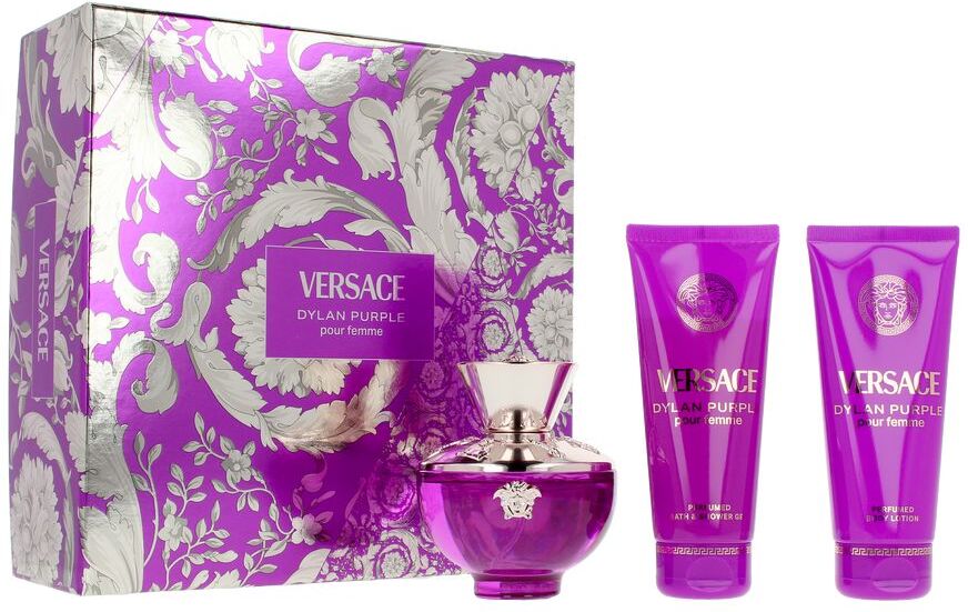 Versace Étui Dylan Violet 4 pièces