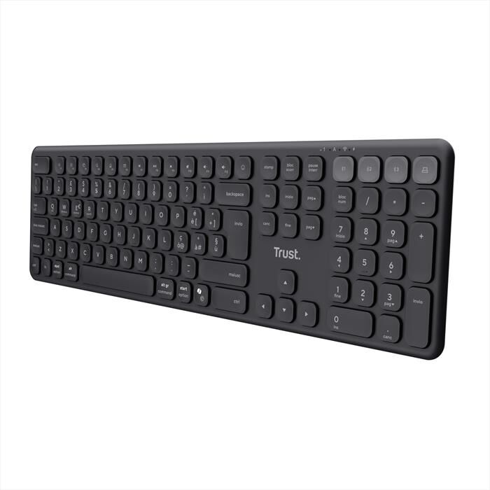 Trust Vaiya Multidevice Wirls Keyboard It-black