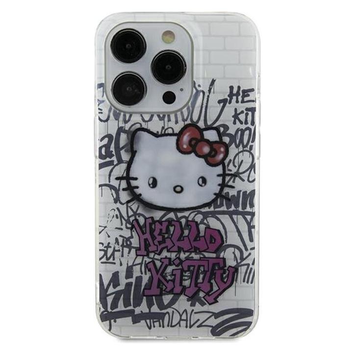 Hello Kitty HKHCN61HDGPHT iPhone 11 / Xr 6.1" biały/white hardcase IML Kitty On Bricks Graffiti (Apple iPhone 11) (1696244904)