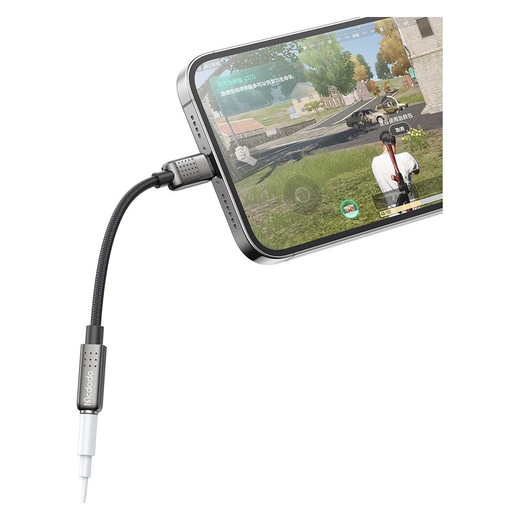 Mcdodo Audio Adapter CA-5010 Lightning to Mini Jack 3.5mm 0.11m (Winkeladapter) (CA-5010)