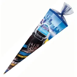 Nestler Schultüte Polizei, 85 cm 6-eckig