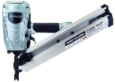 Hitachi Pneumatic Collated Paper Framing 35 Ga. Nail Gun