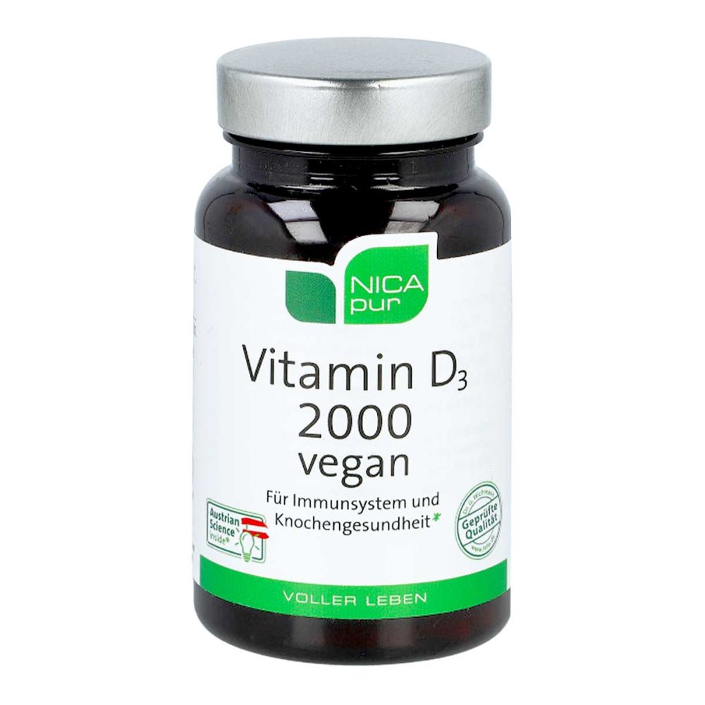 NICApur Micronutrition GmbH Nicapur Vitamin D3 2000 vegan Kapseln 14411675