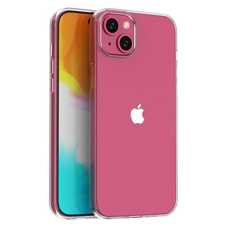 Hurtel iPhone 15 Plus case from the Ultra Clear series in transparent color (Apple iPhone 15 Plus) (1404978613)