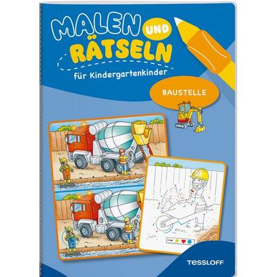 Malen und Rätseln für Kindergartenkinder. Baustelle, Geheftet von Stefan Lohr, Tessloff Verlag Ragnar Tessloff GmbH & Co. KG, 978-3-7886-4773-5