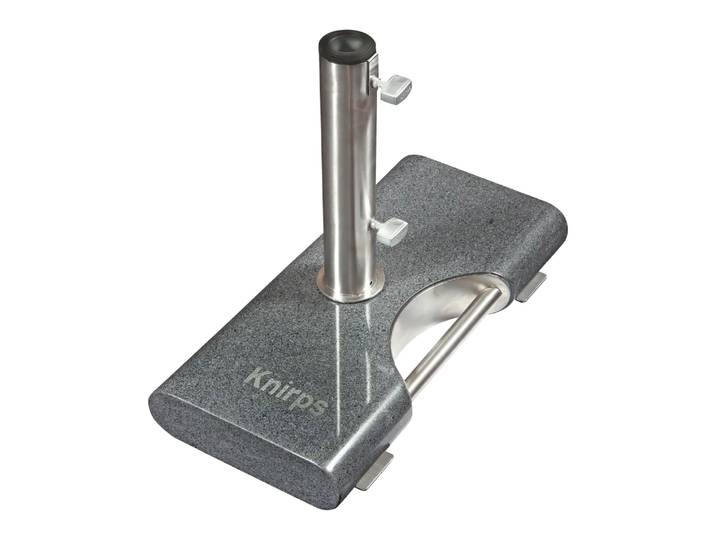 Schirmsockel Knirps Sockel, Knirps, zementgrau, Stein