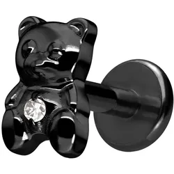 Titan Labret mit Innengewinde TEDDYBÄR