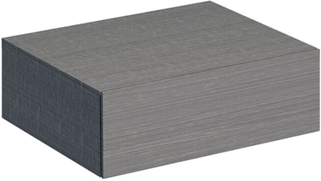 Geberit Armoire latérale Xeno2 58x20x46,2cm, avec tiroir, structuré/noir-gris (500507431)