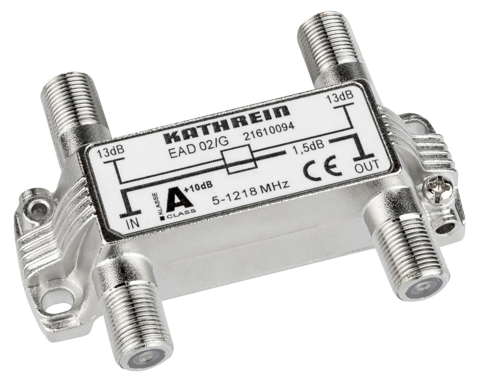 Kathrein afbuigstuk 2-voudig EAD 02/G 12,5 dB 5-1218 MHz