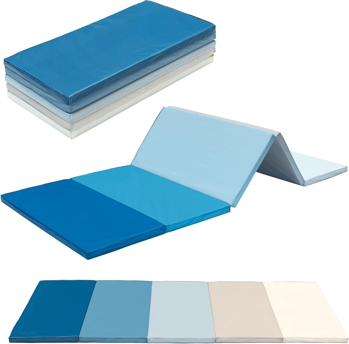 Opvouwbare Turnmat voor Gymnastiek, Fitness en Yoga - 185 x 76 cm