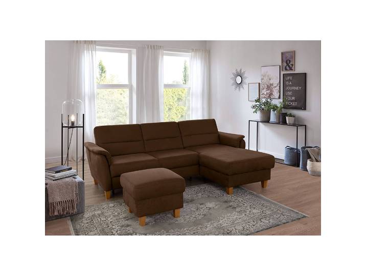 Repose-pieds Corvus 75 x 47 x 65cm Marron Microfibre Alais: Marron