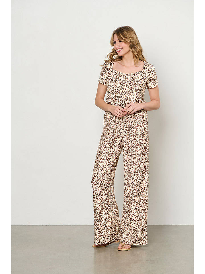 &Co Woman Hose "Avery" in Beige/ Hellbraun - 3XL