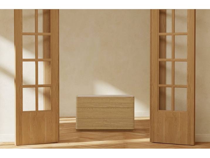 Beistelltisch Cirella - in natürlicher Holzoptik - Natur - Luxusbetten24