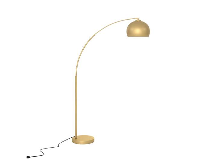 Lampadaire en métal couleur laiton