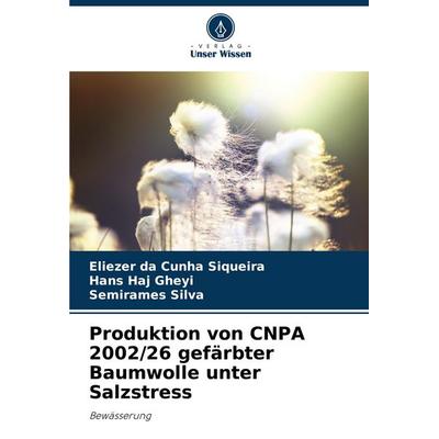Produktion von CNPA 2002/26 gefärbter Baumwolle unter Salzstress, Taschenbuch von Eliezer da Cunha Siqueira,Hans Haj Gheyi,Semirames Silva, Verlag