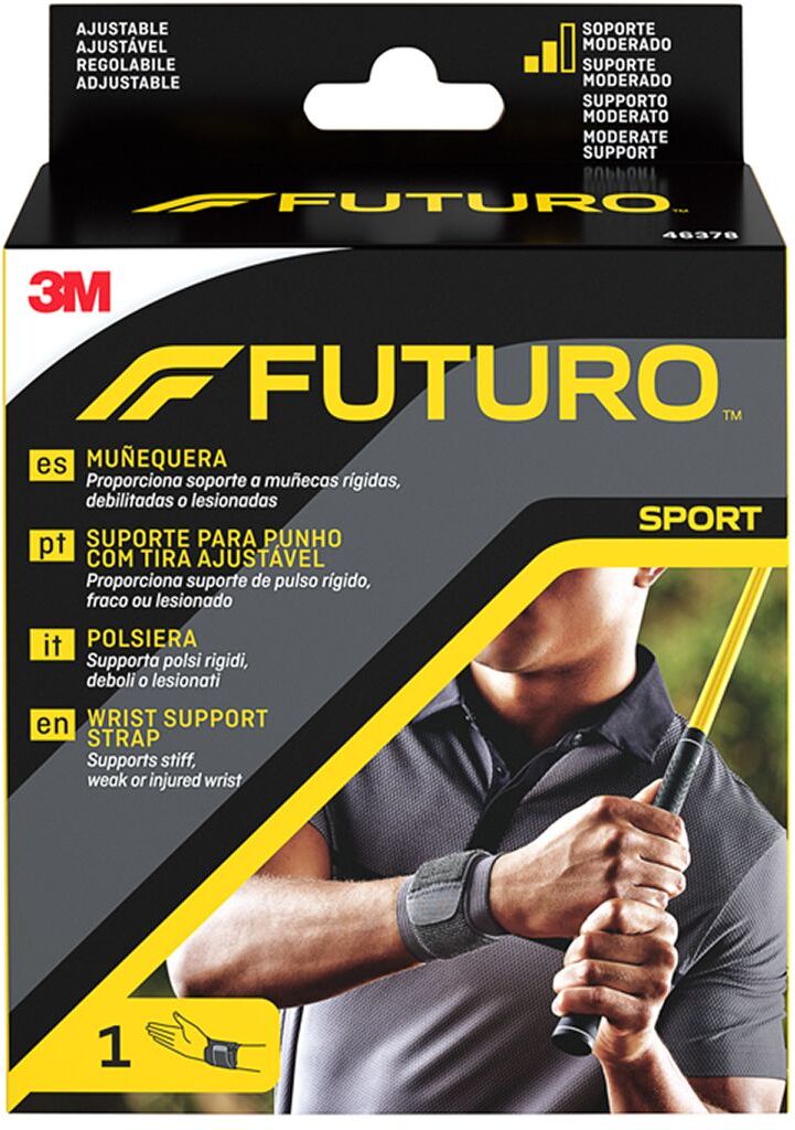 3M Polsino Elastico Universale Futuro Sport Nero