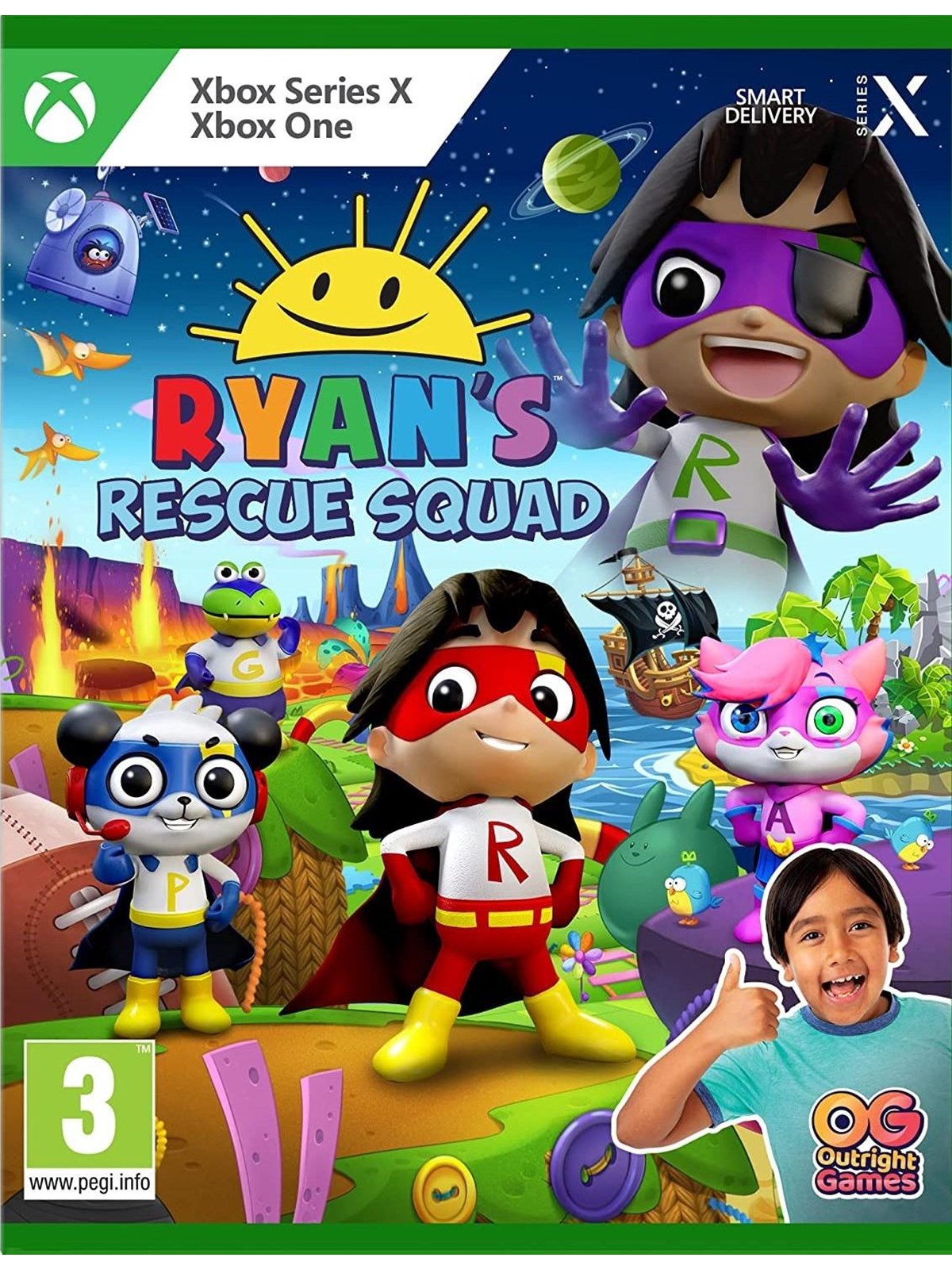 Ryan's Rescue Squad - Microsoft Xbox Series X - Platformer - PEGI 3