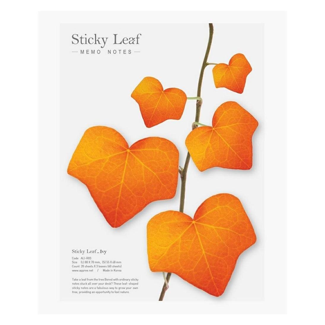 Appree Haftnotizen - Red Ivy L (80 x 70 mm) (513697)
