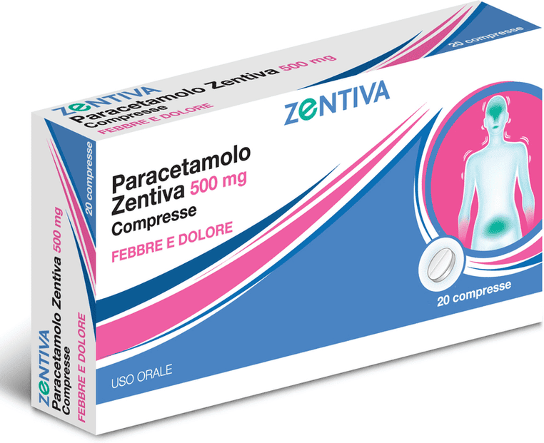 Zentiva Paracetamolo 500mg 20 compresse