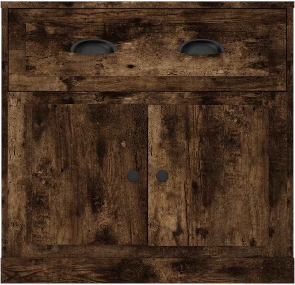 vidaXL Buffet chêne fumé 70x35,5x67,5 cm bois d'ingénierie