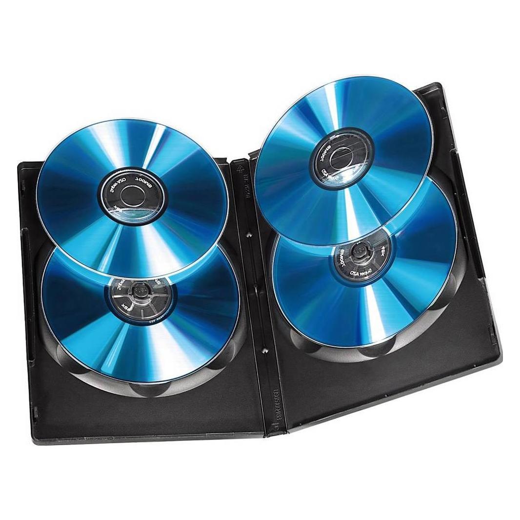 Hama DVD-Leerhülle Quad Box, 5er-Pack, S (00051186)