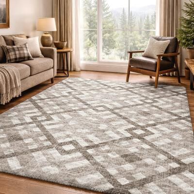 Addison Rugs Premium Washable Super Soft Geo Sinai Dream Shag Rug
