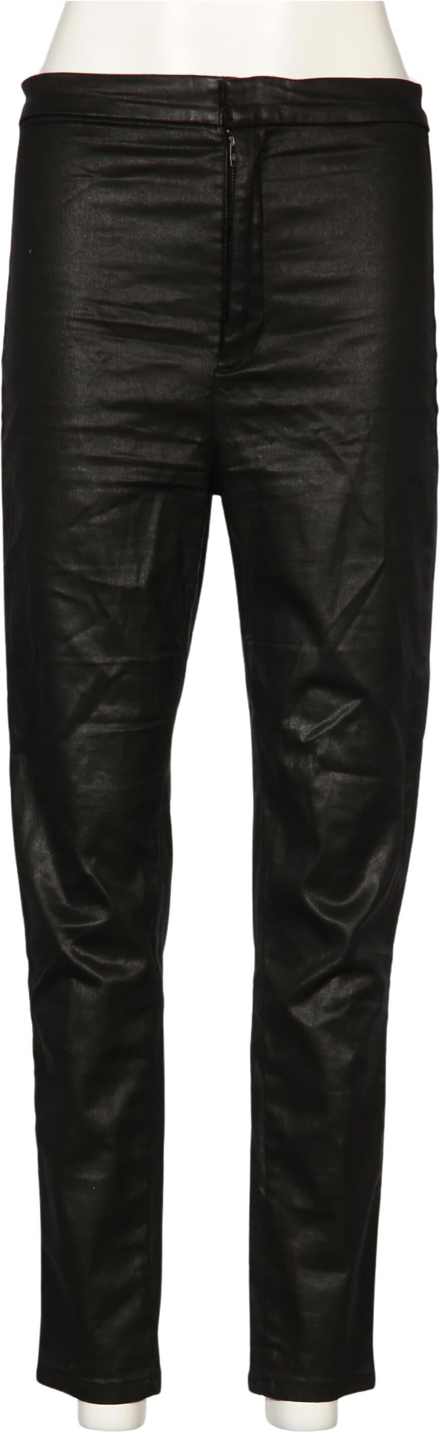 Massimo Dutti Damen Stoffhose, Schwarz, Gr. M (US 6), kein / Etikett - Second Hand