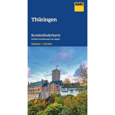 ADAC Bundesländerkarte Deutschland 08 Thüringen 1:250.000, Sonstige von , MairDuMont, 978-3-8264-2367-3