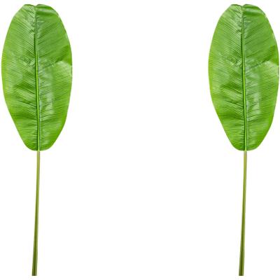 Kunstgirlande CREATIV GREEN "Bananenblatt", grün, B:29cm H:130cm T:1,5cm, Kunststoff, Kunstpflanzen
