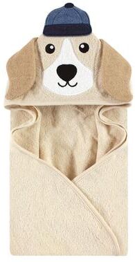 Hudson Baby Infant Boy Cotton Animal Face Hooded Towel, Baseball Dog, One Size - Baseball Dog - One Size
