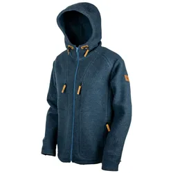 Steinkauz Herren Kapuzenhuber Loden-Fleecehoodie - XXL - petrolblau