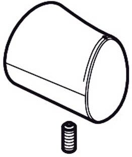 AXOR Starck Organic replacement pull knob, complete 98310000
