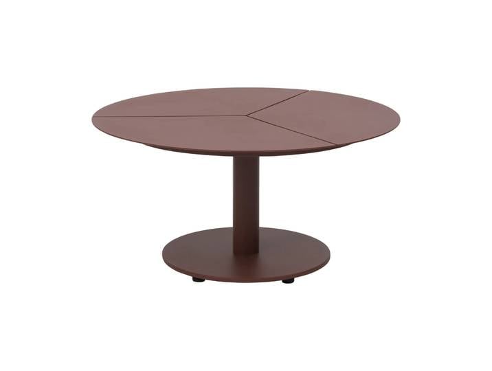 Brafab Table basse Peace Zin red, Ø80x40 cm