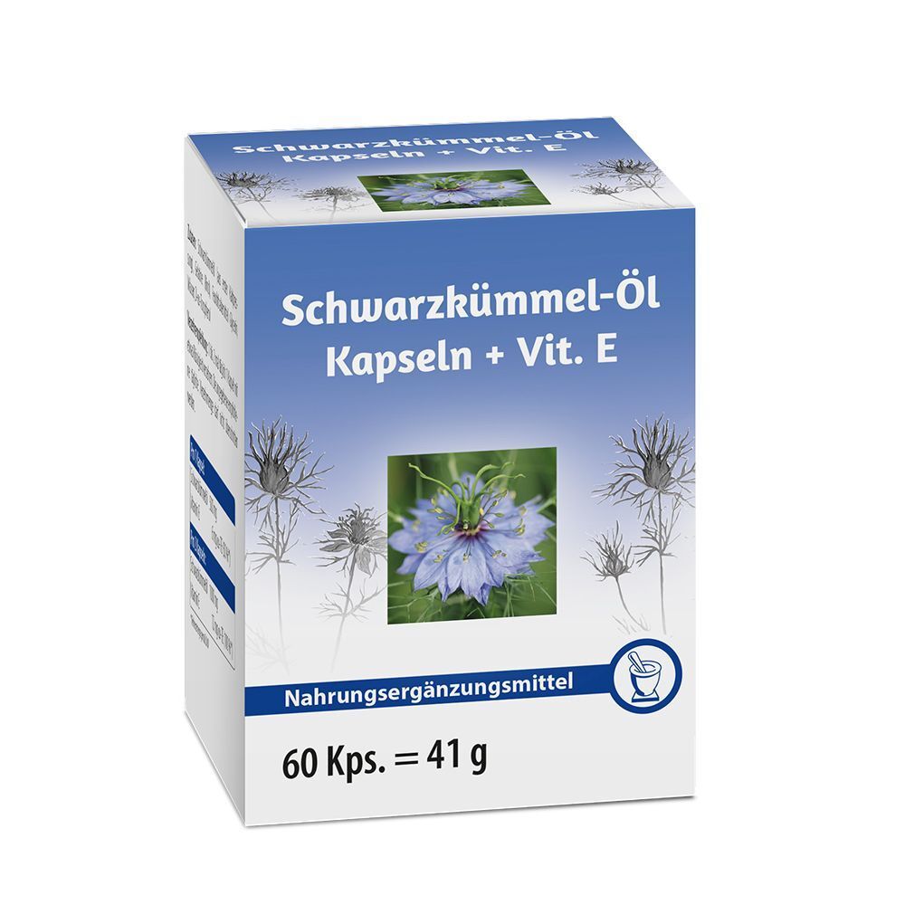 Schwarzkümmelöl Kapseln+Vitamin E 60 St Kapseln