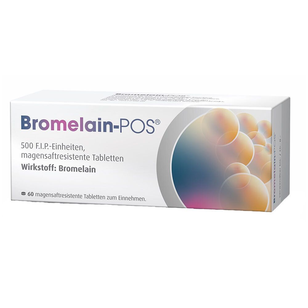 Bromelain POS magensaftresistente Tabletten 60 St magensaftresistent