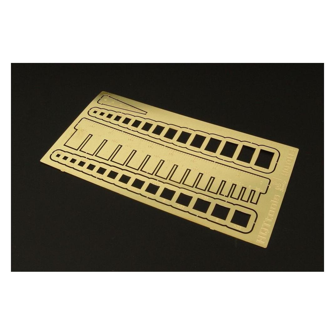 Brengun Scribing templates rectangles(sharp corners) (HQT012)