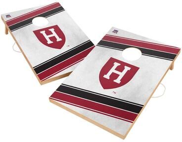 Skip's Garage Harvard University Crimson 2x4 Tailgate Cornhole Boards