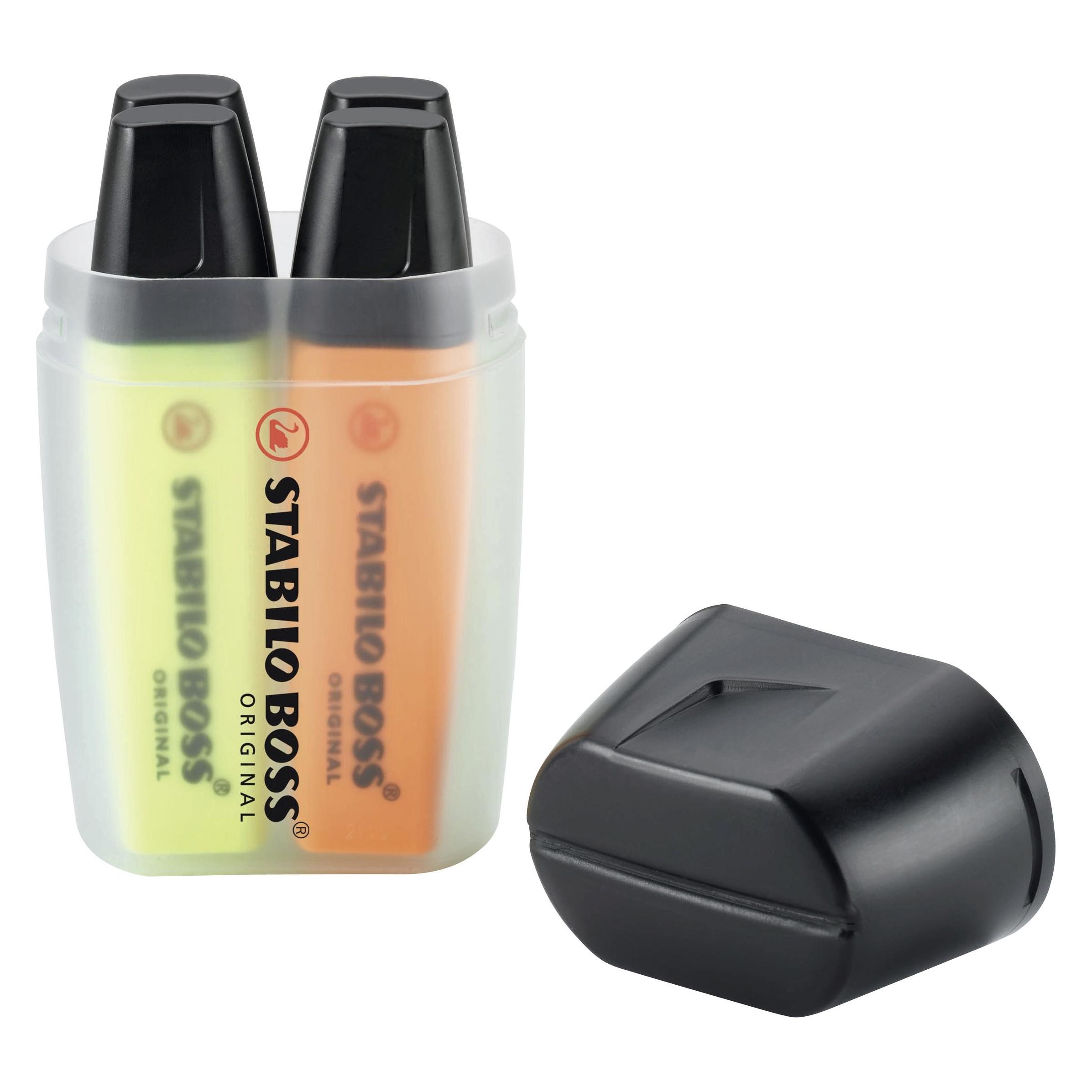 Stabilo BOSS ORIGINAL Textmarker (4x) (7004-3)