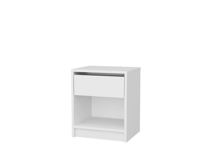 Table De Chevet En Bois \ sheridan\ - 45 X 40 X 53 Cm - Blanc