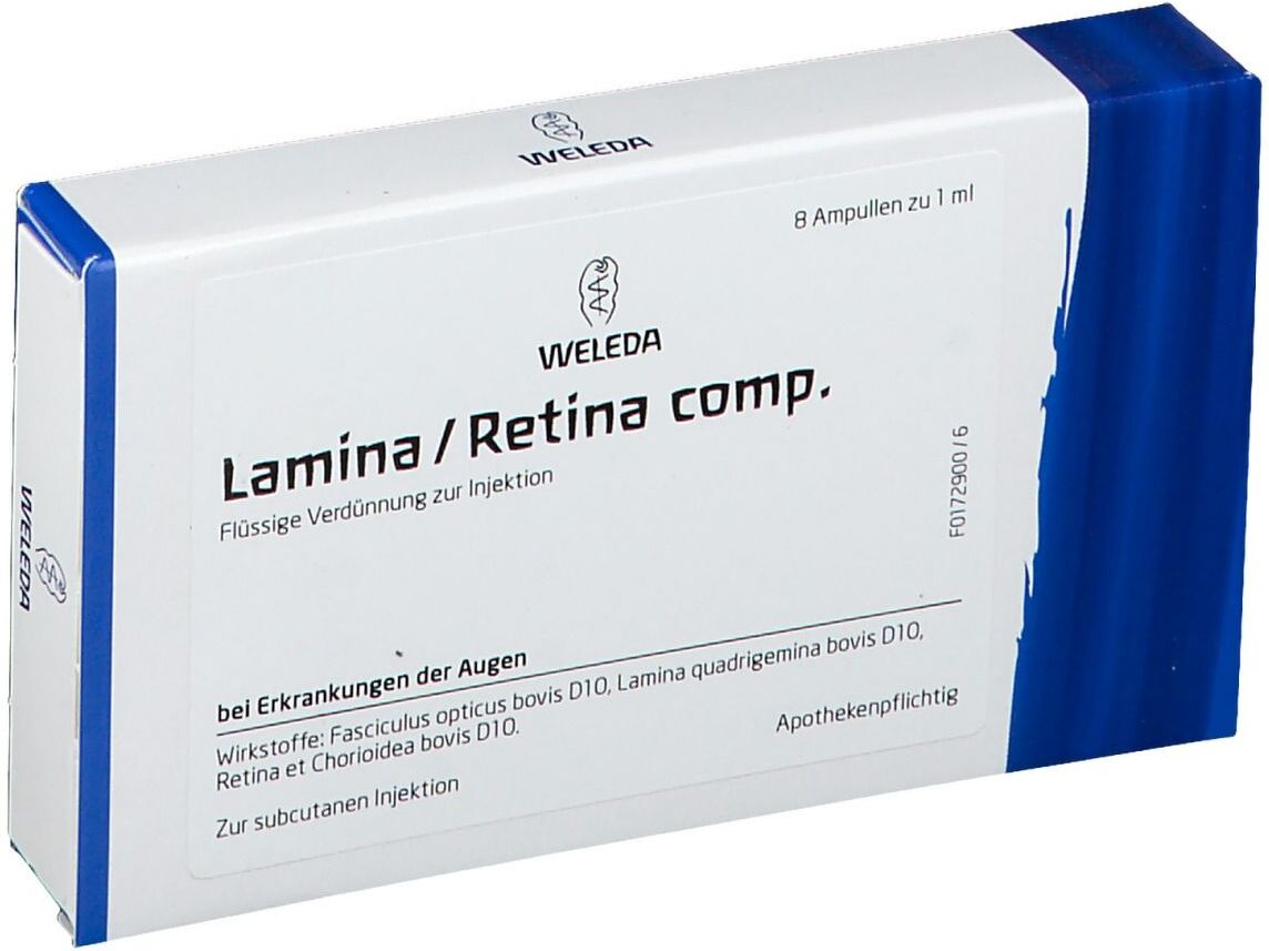 Weleda LAMINA/Retina comp.Ampullen 8x1 ml Ampullen