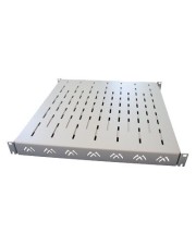 APRA apraNET VARIplain Rack Regal RAL 9005 Dark Black 1U 48,3 cm 19" 19"-Fachboden 1 HE (31-6036-69)