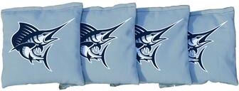 Skip's Garage Palm Beach Atlantic Sailfish Grey Cornhole Bags