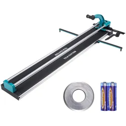 VEVOR Fliesenschneider Doppelschienen Schnittlänge von 1200mm, Schnittstärke 4-15mm Mindest. Schnittbreite 25mm Fliesenschneidmaschine inkl. Extra Schneidrad Fliesenverlegungs-& Renovierungsprojekten